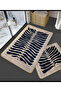 Mais Dolce Brown 60X100 50X60 Non-Slip Base 2-Piece Bathroom Mat Set