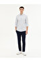Light Blue Slim Fit Long Sleeve Shirt 50284872-Vr003 - 4