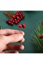 2 Bunch (a Bunch: 6 Pieces) Mini Uğur Kokina Red Berry Christmas Ornament Decor Ornament T108 - 6