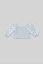 Jodan Blue Cotton Bohemian Girl's Blouse
