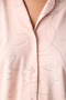 Cotton Maise Pink Pink Button Shirt Pants Pajama Set - 4