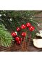 2 Bunch (a Bunch: 6 Pieces) Mini Uğur Kokina Red Berry Christmas Ornament Decor Ornament T108 - 5