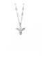 Youday Steel Paperclip Chain Phoenix Necklace - 4