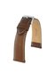 R4106W Leather Strap - Brown - White - 20mm