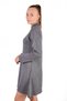 Smoked Half Throat Short Knit Dress 24151 - 3