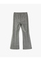 Flared Leg Trousers with Elastic Waist - 2