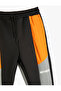Jogger Sweatpants with Pocket Detail, Color Block, and Tieable Waistband - 3