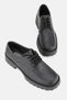 Women's Black Genuine Natural Leather Number 36-41 Lace-Up Oxford Shoes - 5