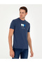 Navy Blue Slim Fit Crew Neck T-Shirt 50290643-Vr033 - 3