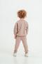 Planet Printed Crew Neck Bottom Top Children's Tracksuit Set - 4