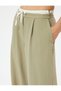 Wide Leg Trousers Viscose Fabric with Pockets and Tie Waist - 5