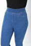 Women's Large Size High Waist Elastic Leggings Model Gathering Full Lycra Pants C608 - 8