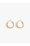 Steel Hoop Earrings Thick