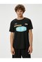 Sports T-Shirt Slogan Printed Crew Neck Short Sleeve - 3