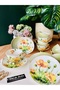 Dai̇sy 6 Person Porcelain Coffee Cup - 3