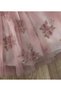 Girls' Dusty Rose Floral Tulle Birthday Gift Special Occasion Evening Casual Princess Elegant Dress - 5