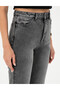 Anthracite Mom High Waist Fit Jean Trousers 50284091-Vr006 - 5
