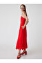 X Tuba Unsual - Midi Length Scallop Dress Lined Halter Neck with Pockets - 2