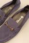 Jessica Navy Blue Suede Casual Shoes - 5