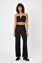 Corsage Zippered High Waist Palace Pants (B24-372 00)