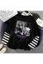 Ego of Drama Sleeves Unisex Fake Long Sleeve Black T-Shirt