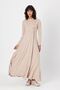 Monche Double Breasted Covered Oversize Soft Textured Dress - 2