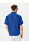 Linen Shirt Basic Turn-Down Collar - 4