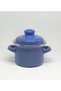 14 cm 800 ml Dark Blue Enamel Pot Food Pot