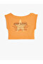 Bürümcük T-Shirt Slogan Printed Short Sleeve Crew Neck Slim Fit