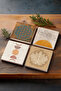 Minimalist, Flower of Life, Abstract, Lotus Flower Stone Coaster Protective Coaster Set of 4 10X10Cm