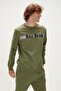 سويت شيرت رجالي من Reflect Bear Crewneck لون الزعفران الأخضر - 4