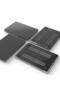 Clear Cover & Case for Compatible MacBook Air (2022) Clear - Black Notebook Protector - 5