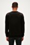 Manuscript Crewneck Black Men's Sweatshirt - 6