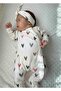 Baby Girl Newborn Pastel 2-Piece Jumpsuit Set - 6