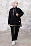 Ayende Tunic Trousers Double Set 1258 - Black - 3