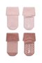 2-Piece Circle Non-Slip Towel Socks 10503 Powder Pink - 4