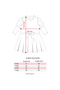 Girl's Balloon Sleeve Crowned Tulle New Year Dress Green - 7