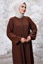 Asymmetric Zippered Ferace 1250 - Brown - 3