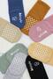 Bistil Organic Seamless 3-Piece Non-Slip Combed Cotton Baby Socks - 7