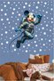 Super Mouse among the Stars Children's Room Door-Wall Adhesive Sticker Set - 3