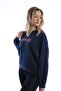 Women's Front Back Polo State Printed 3 Thread Sweat Smoked - 3