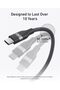 240W USB-C to USB-C PD Fast Charging Cable (3ft, Upcycled-Braided), Black - 5