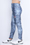 Girls' Leggings with Sequin Embroidery and Printed Design D21 - 2