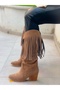حذاء DALLAS مزين بشراشيب من جلد الغزال RAIN MINK - 3