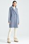 Indigo Mink Coat - Houndstooth Pattern - 3
