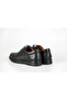 3734-2 Men's Black Orthopedic Leather Soft Sole Shoes - 4
