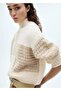 Perkins Collar Patchwork Sweater - 8
