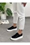 Black Linen (Werner) Lace-up Women's Sneakers - 7