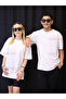 Lover Couple Friend Combination Oversize Basic Cotton Plain T-Shirt - 2 Pieces - 2