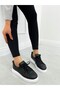 Black Leather (vermont) Women's Lace-up Sneakers - 2